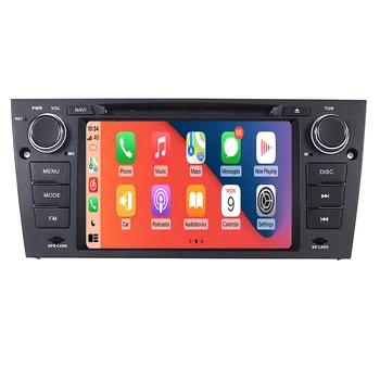 Carplay Android 11 auto dvd mängija bmw E90 E91 Quad Core Wifi-3G-GPS-Bluetooth-Raadio RDS-USB-SD-Rool Kontrolli