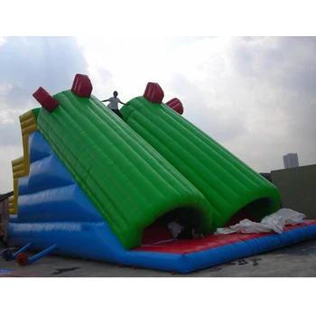 Kaubandus super suured PVC hea kvaliteediga täispuhutav topelt lane slaid täispuhutav slide meelelahutus
