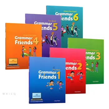 Oxford Grammatika Sõbrad 1-6 inglise lugemine pildiraamatud algkooli õpikute 6-12 aastat vana 6 eesti pildiraamatud